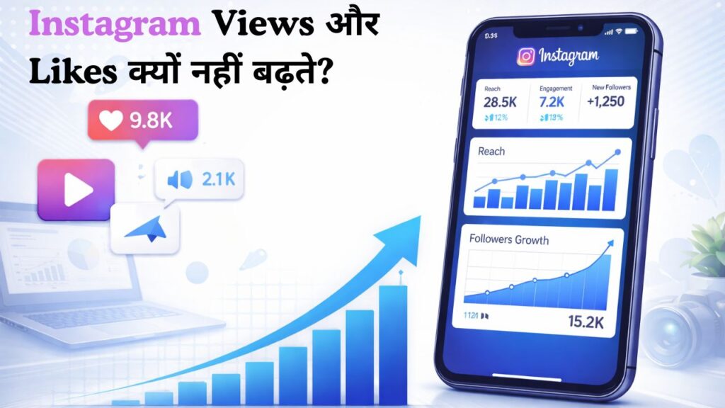 Instagram Views और Likes क्यों नहीं बढ़ते?