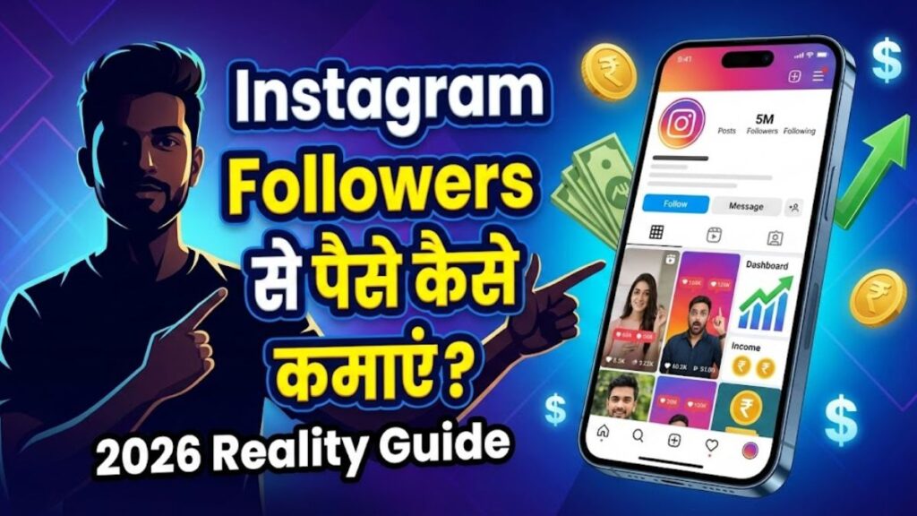 अपने Instagram Followers से पैसे कैसे कमाए? (2026 Reality Guide)