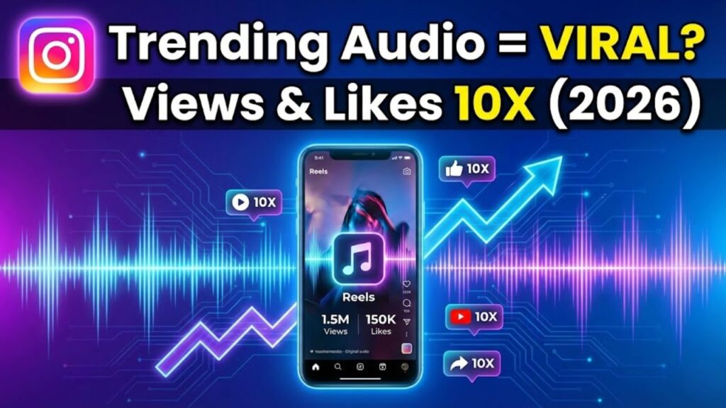 2026 में Instagram Views और Likes बढ़ाने के लिए Trending Audio का सही Use