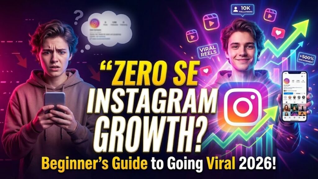 2026 में Instagram पर Zero से Growth कैसे शुरू करें?